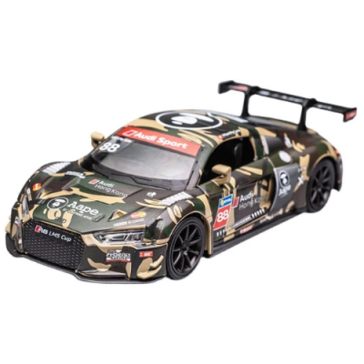 Audi R8 LMS GT3 Series Green Color 1:32 Die Cast Collection Car Design With Sound Kereta Audi R8 LMS GT3 Series Green Color 1:32 Die Cast Collection Car Design With Sound Kereta